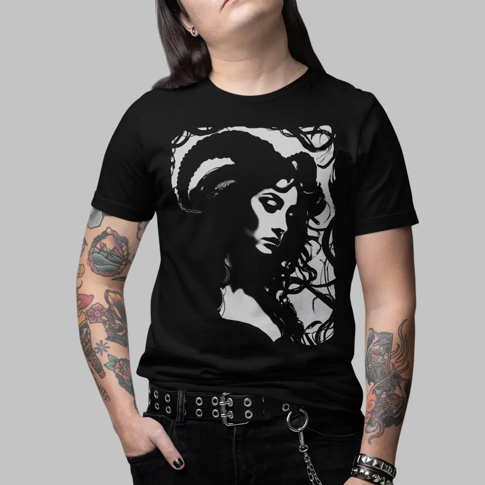 Hecate Goddess T Shirt Wiccan Mythology Witchy Woman vintage Washed graphic Unisex homme Breathable Stylish designer clothes