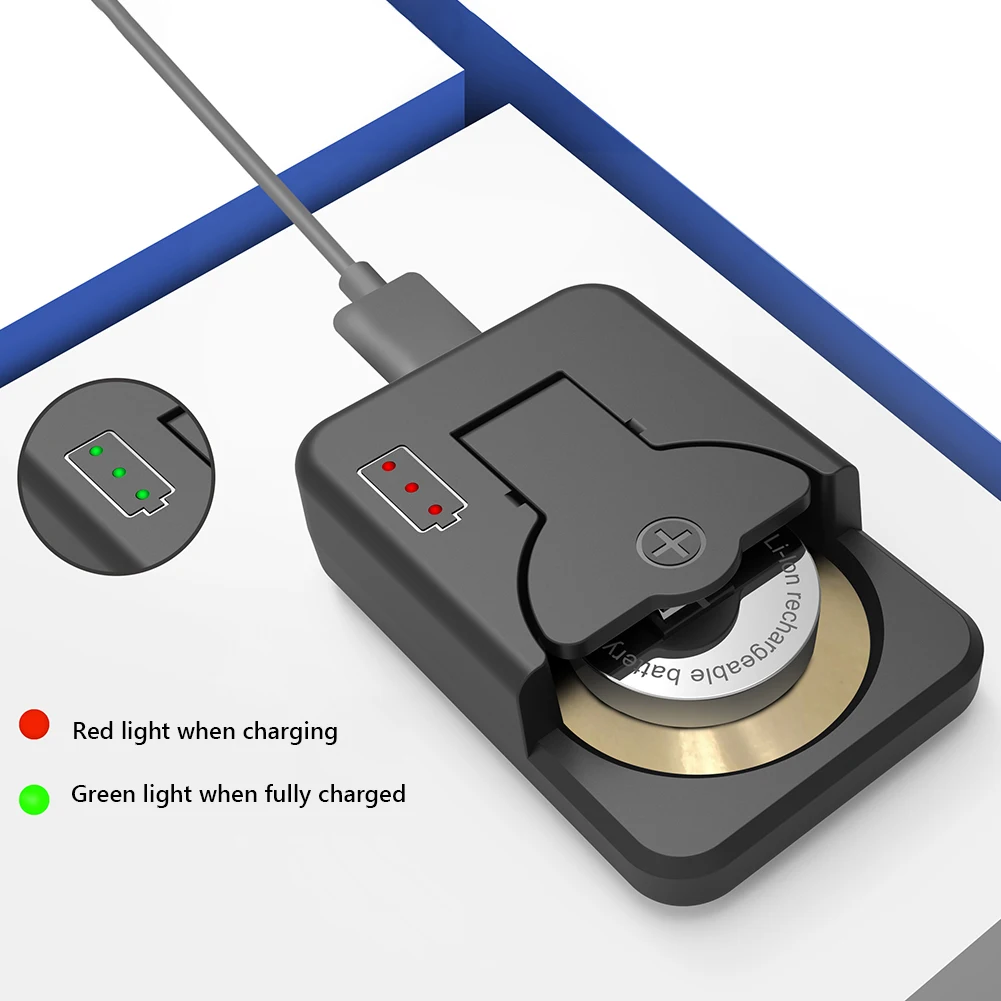 4.2V Button Battery Charger LIR2032H LIR1632 LIR2025 LIR2016 Universal Button Lithium Battery Charger Type-C Charging