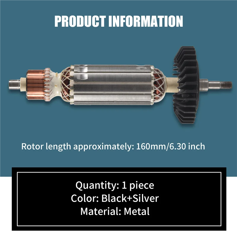M04K AC220-240V Motore del rotore dell'armatura per smerigliatrice angolare GA GA5030 GA4530 GA4030 GA5034 GA4534 GA4031 GA4030R GA4034