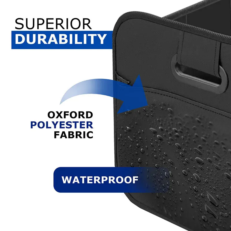Car storage box, multi-functional storage box, foldable trunk, interior organization