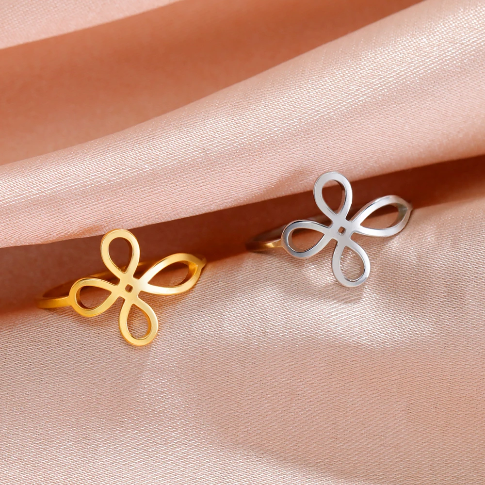 Dawapara Trinity Celtics Knotenring, irisches Liebesherz, Freundschaftsversprechen, Verlobungsring, Ehering aus Edelstahl – Detail 20