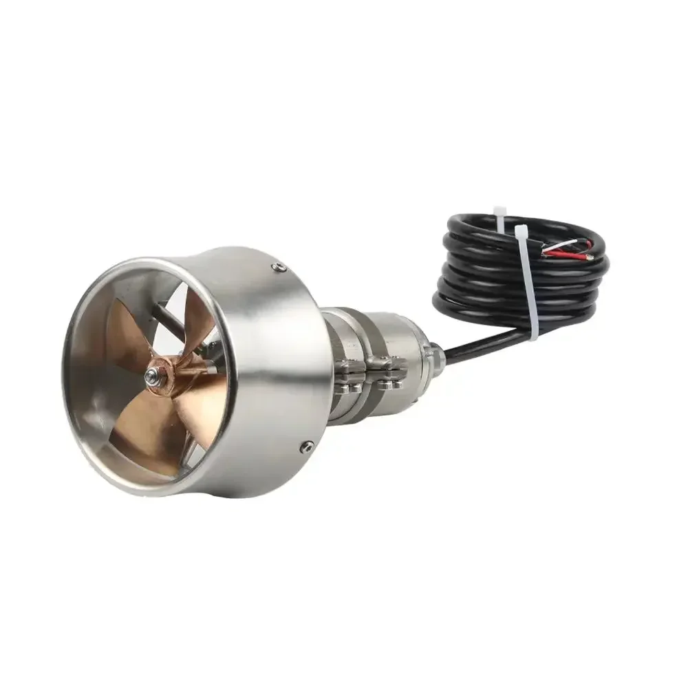 12v 10kg Thruster Brushless Waterproof Motor 24v With 3 Blade Propeller Cw Ccw