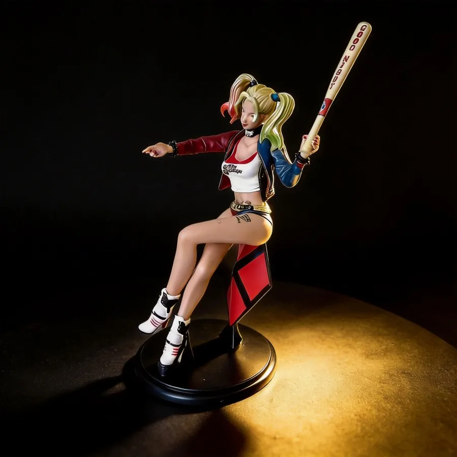 

Exquisite Cute DC Comics Harley Quinn Statue 15cm Collectible Anime Collection Gift for Fans