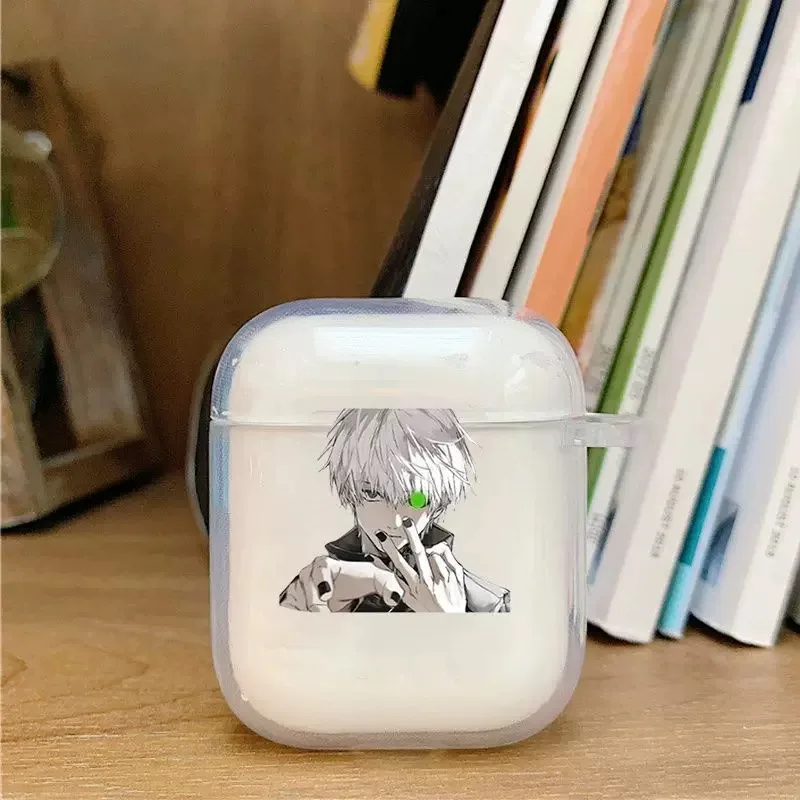 Anime Tokyo Ghoul Kaneki Ken Suitable for Apple Airpods Pro Bluetooth Headphones Protective Case Cover Soft