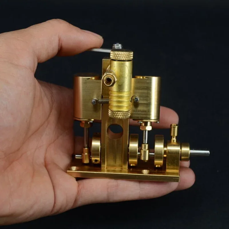 Twin Cylinder Engine Model Oscillating Engine M36 Desktop Ornament