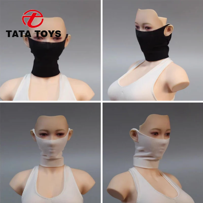 

1/6 Scale female dollsFace Mask Ice Silk Face Covering fit 12'' action figure PH TBL AT201 Clothes
