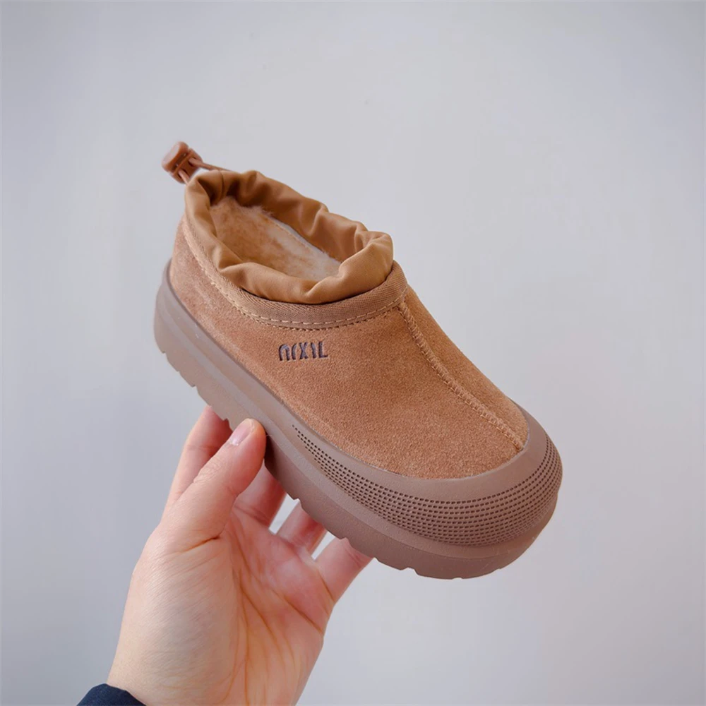 New winter children's shoes boys thick warm snow boots Korean style fashion girls cold-resistant cotton boots 3-13 years old