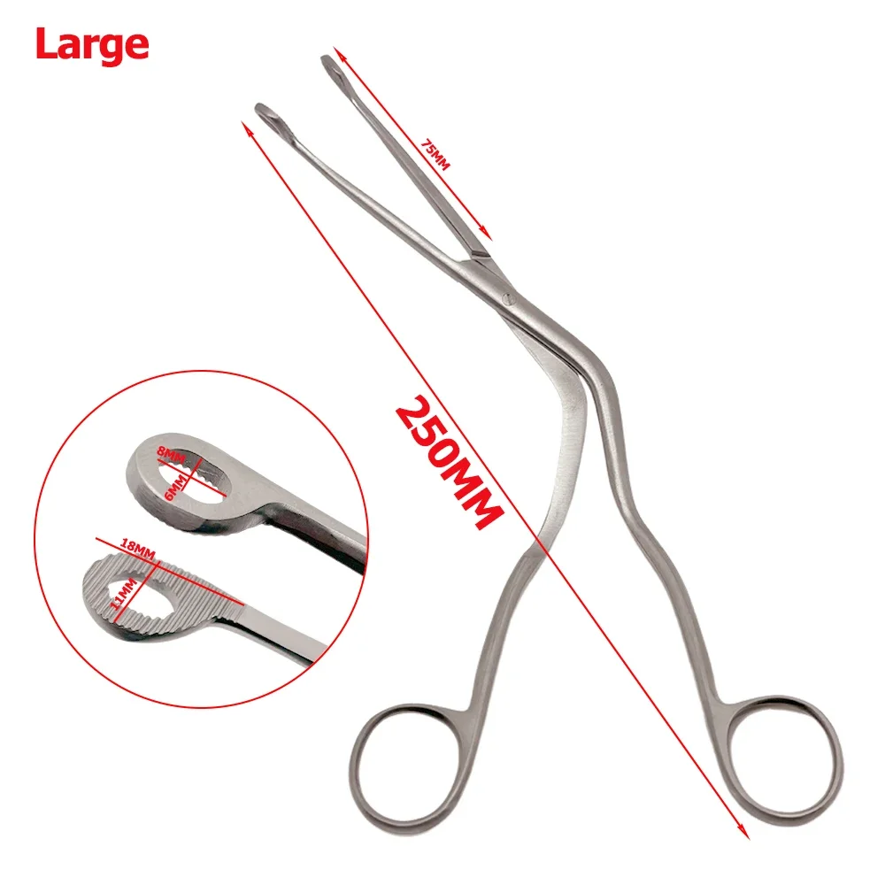 Stainless Steel Magill Forceps and Laryngeal Pliers Durable Surgical Instruments for Medical Procedures Doctor Use