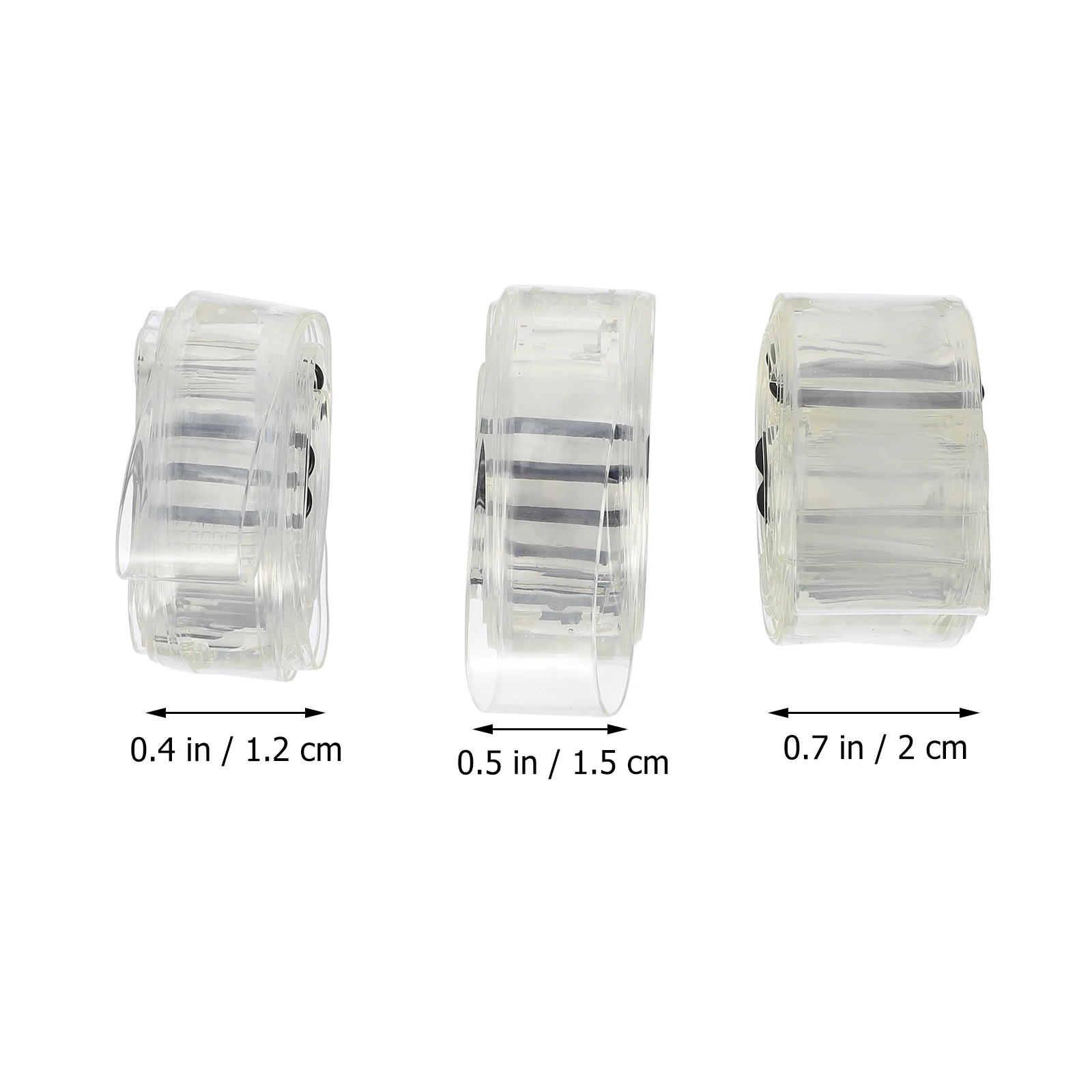 

3Pcs Piano Score Press Bands Tpu Smooth Edges Page Fixing Clips for Music Books Recipe Magazines Performance Page Fixing Band