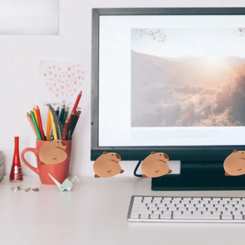 Cartoon Capybara Sticky Notepads Creative & Vivid Sticky Notes Memo Pads Note Pads & Memo Pages Multi-Purpose Use For Home