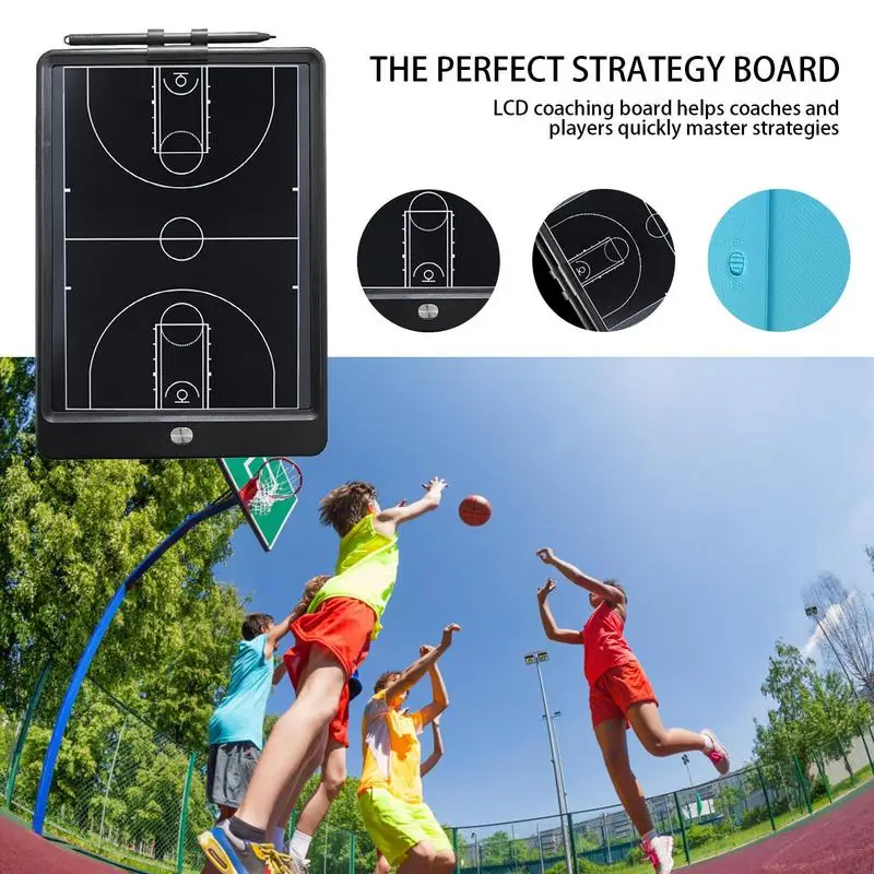 Voetbal Klembord Voor Coaches Herbruikbare Sport Coaching Board Basketbal Spelen Bord Veelzijdige Training Schrijven Tablet Basketbal