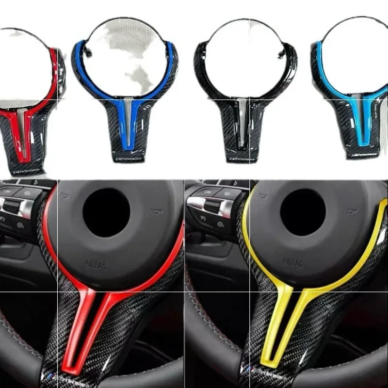Anwendbar für BMW 1234-Serie GT F10F18F30M2M3 Lenkrad-Tanga-Abdeckung aus echtem Carbon, MP