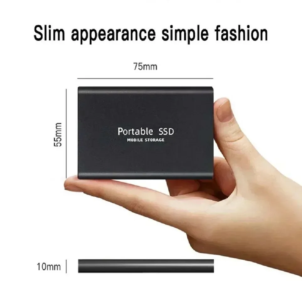 Mobile Hard Drive Solid State SSD 1TB 2TB 4TB 8TB 16TB 32TB 64TB 128TB 256TB