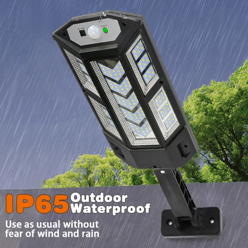 Best Selling Outdoor LED Waterproof Street Light Solar Motion Sensor Spotlight Intelligent Remote Control Solar Street LED Lamp