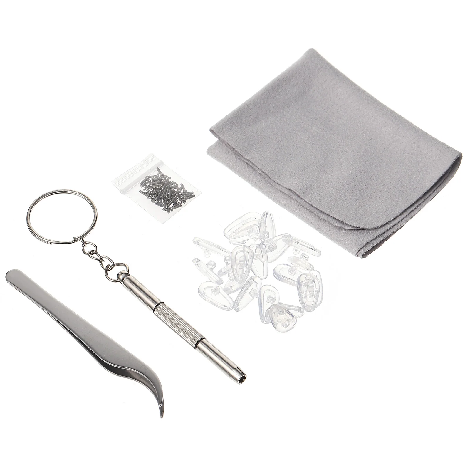 

1 set Glasses Repair Parts Nose Pads Eyewear Kit Tools Supply Anti Slip Comfortable Glasses Accessories Plastic Frames