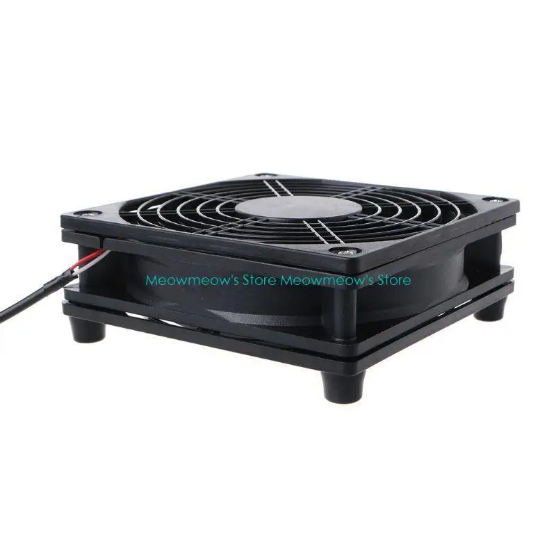 

W91A Router Box PC Fan Stents Protective Net Wireless Cooling Quiet 5V USB Power 120mm 12035 2500Rpm
