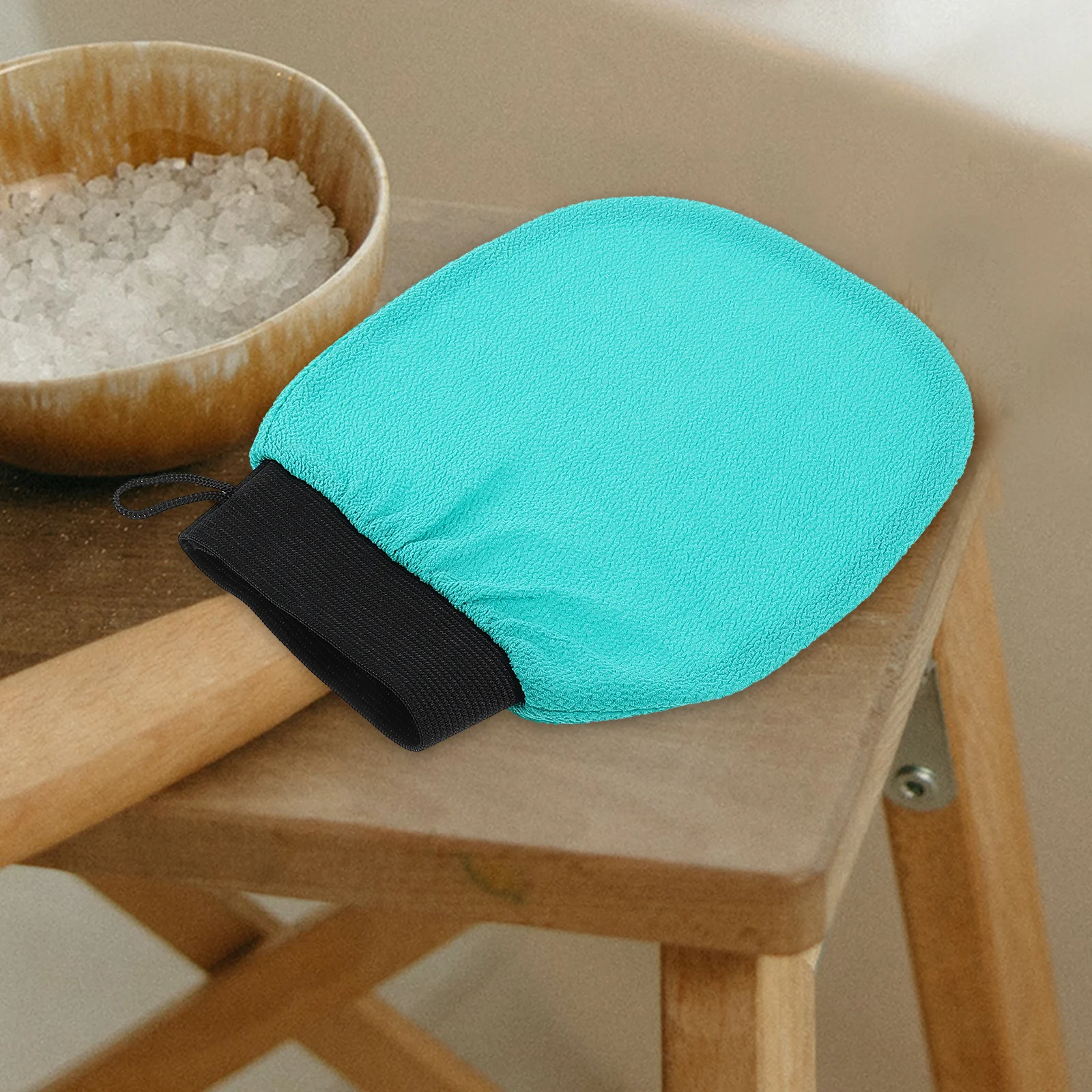 

2Pcs Exfoliating Gloves for Shower Reusable Bathing Mitt Smooth Rayon Fabric Deep Clean Skin Without Scratching