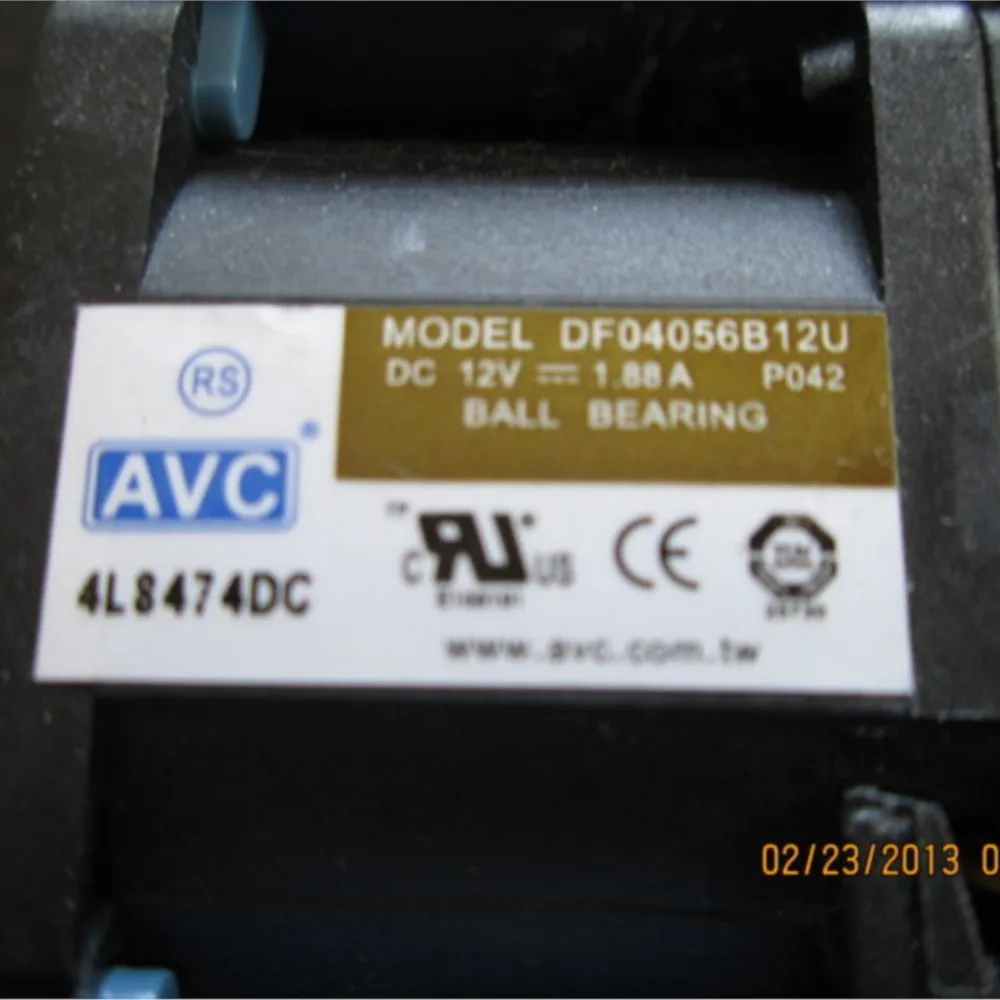 

Вентилятор для серверов AVC DL160G5 DL120G5 DL320G5P, P/N: 446633-001 457873-001 DF04056B12U 4056 12V 1.88A