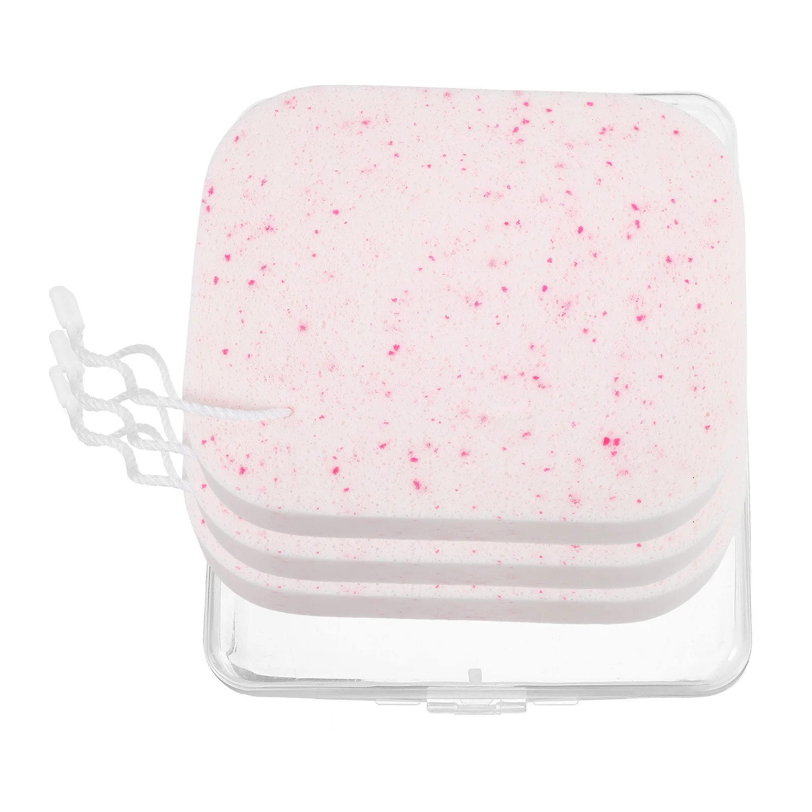 1 Juego de esponjas de limpieza Facial portátiles, depuradores faciales compactos multifunción, exfoliantes, reutilizables, suaves, limpiador Facial para el hogar