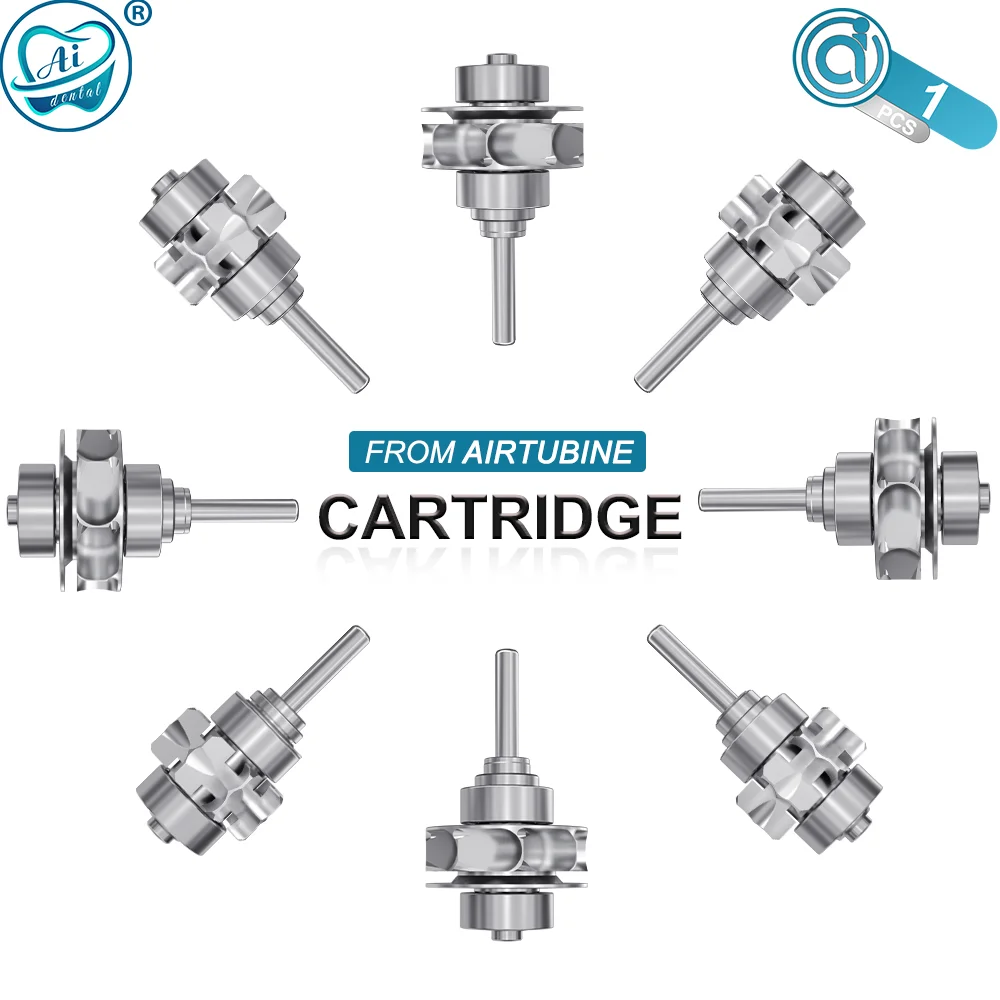 

AI-C Dentist Cartridges for High Speed Handpiece Air Turbine Ceramic Bearings Rotor Spare Parts for Stable/Rotating Burs