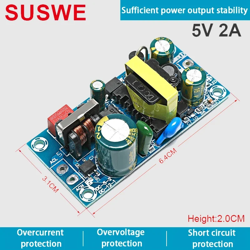 AC 110V/220V To DC 5V 12V19V 24V Switching Power Supply Module Bare Circuit 2A 8A 13A 7A 12.5A for Board for Replace/Repair