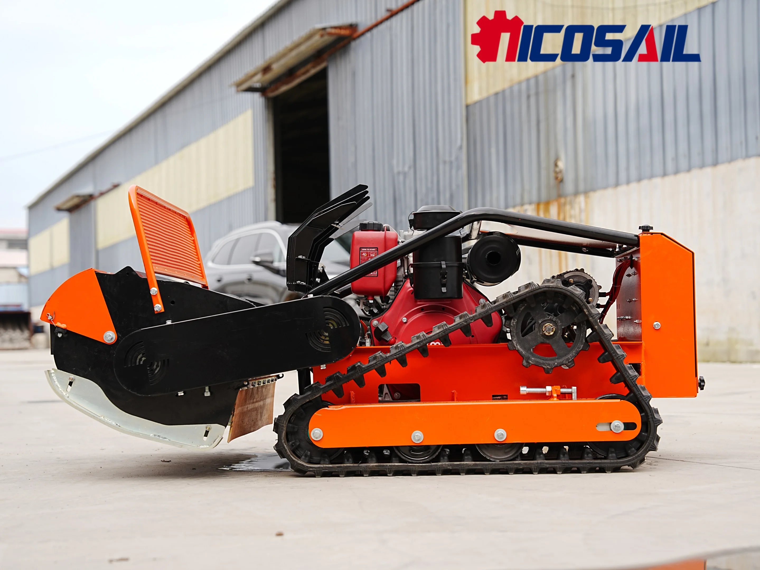 Hot selling lawn mower power lawn mower model orchard weeding high-quality agricultural track lawn mower lawn mower