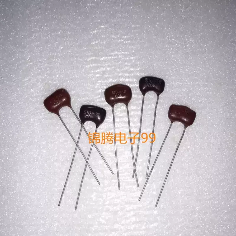10-100pcs imported US CDE silver mica capacitor 51PF 500V (510) 1% fever capacitor