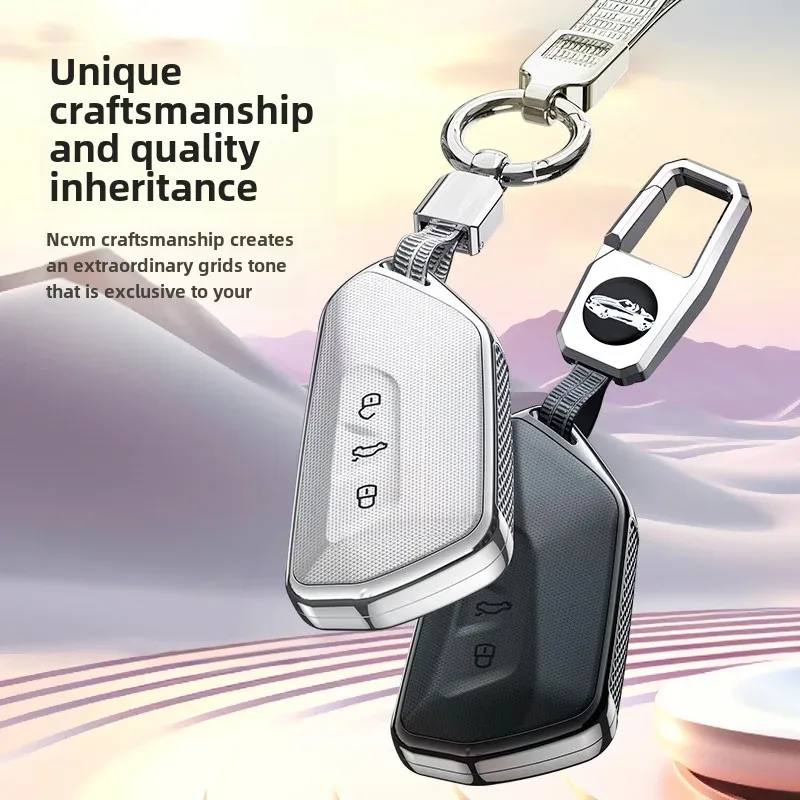 2024 New VW Car Key Case Linger Docking X Capture Journey ID7 Scenic Route L Key Cover Shell Car Key Accessories