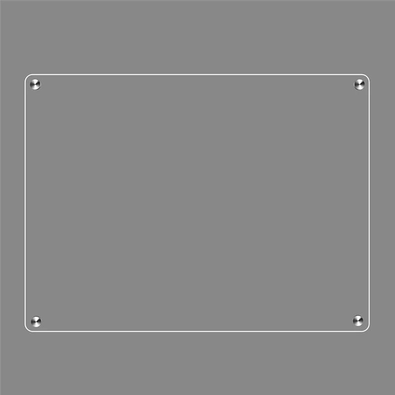 ABDW-2PCS 9Inx13in مغناطيسي أكريليك شفاف للثلاجة، ثلاجة مسح جاف شفافة للمخطط القابل لإعادة الاستخدام مع علامات المسح الجاف #3