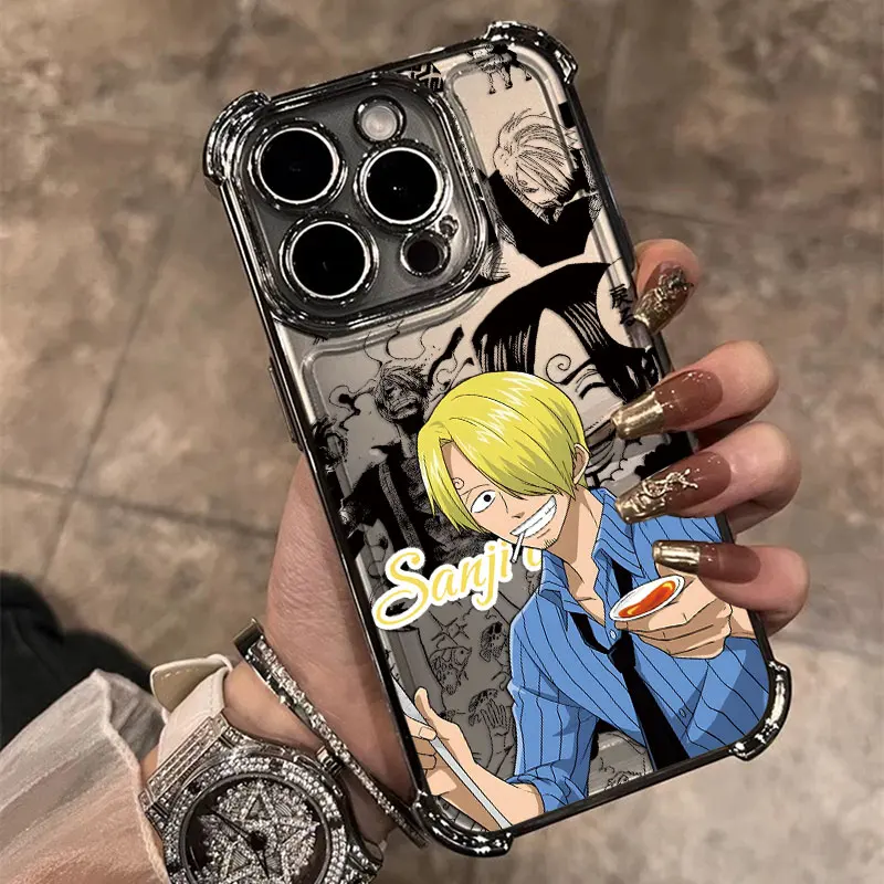 Cool Luffy O-Ones P-Pieces Plating Phone Case For Samsung A37 A57 A07 A36 A16 A06 A35 A55 A15 A54 A34 A24 A14 A05 A04 4G 5G - view 5