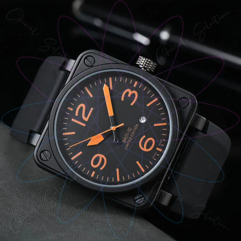 Men's High-quality Fully Automatic Business Mechanical Watch BR3 Pin with Calendar Men's Business Watch