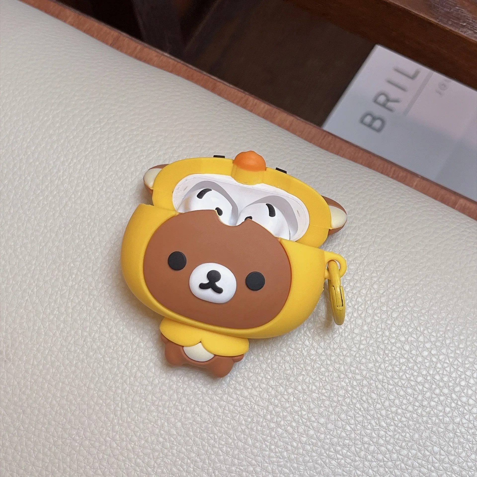 For Airpods 5 2026 Pro 3 2 4 Pro3 Pro2 Earphone Case 3D Cartoon Cute Bear Soft Silicone Yellow Chick Mix Headphone Cover