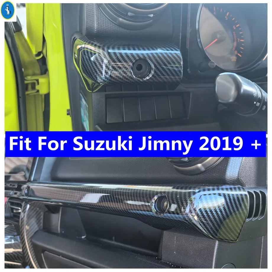 

Углеродное волокно, приборная панель, центральная консоль управления, крышка панели кондиционера, аксессуары для Suzuki Jimny 2019-2025