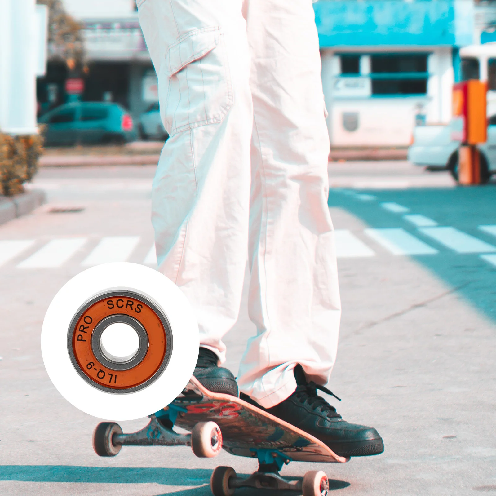 

12pcs Skateboard Bearings High Speed Durable Steel Core Smooth Long Lasting Performance For Inline Roller Scooter Accessories