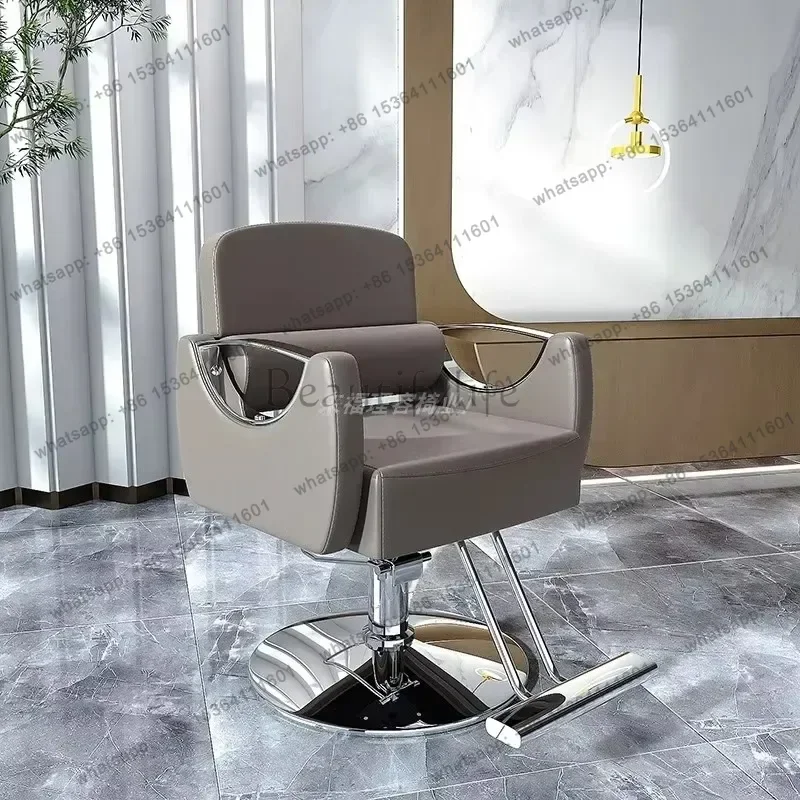 

Cheap Personalized Barber Chair Folding White Design Hairstylist Barber Chair Nordic Adjustable