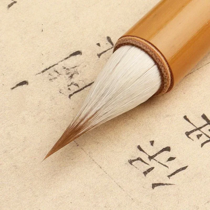 Chinese Traditional Hopper-shaped Brush Pen Chinese Peony Painting Woolen Multiple woolen Hair Writing Brush Pens Ink Caligrafia