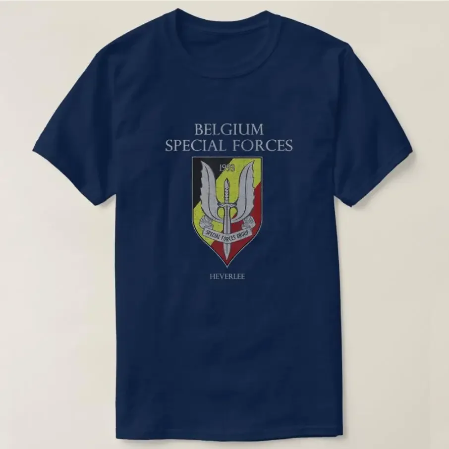 Belgian Special Force Army Armed Forces Belgium De Men T-Shirt Short Sleeve Casual Cotton O-Neck Summer Men's Clothing