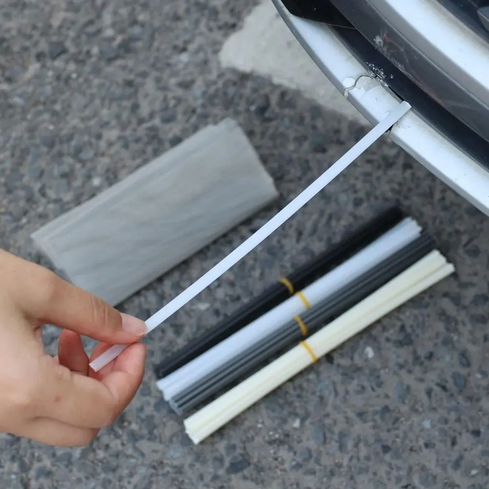Cuttable Welding Filler Rods Heat Fusible High Strength Plastic Welding Rods Plastic Repair Sticks