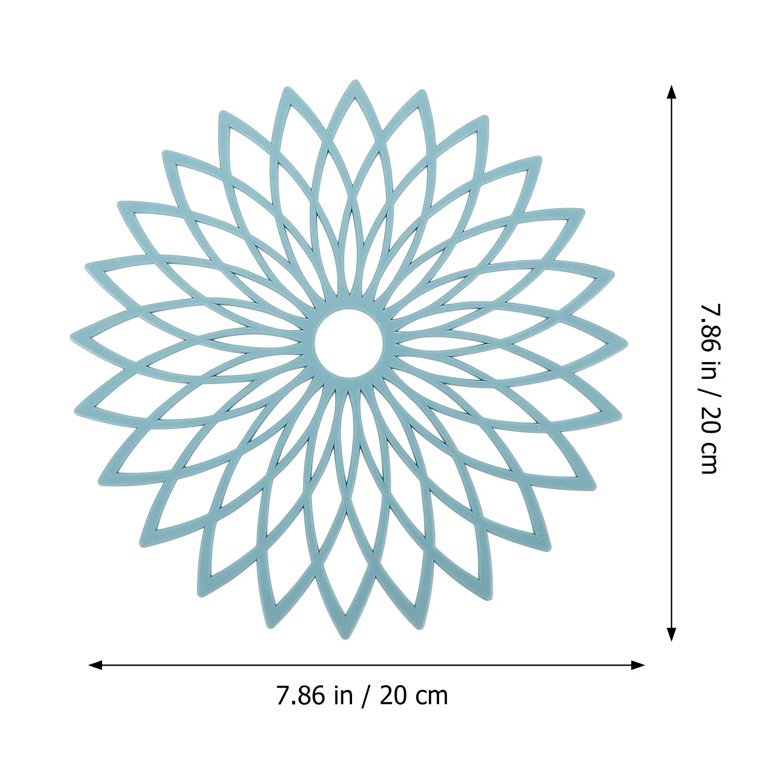 

3Pcs Hollow Silicone Heat Insulation Pads Place Mats Pot Holders for Hot Pots Pans Cups Kitchen Hollow Place Mat