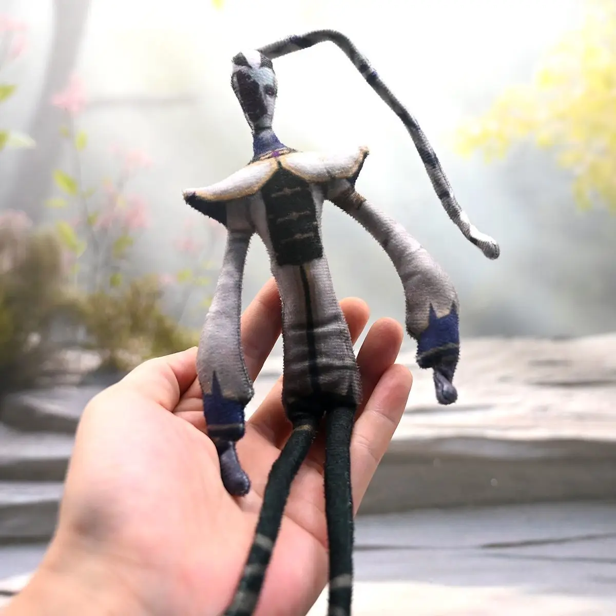 الحرس الأبيض الأسود الحرس الهوية الخامس P-Plush 11 بوصة الدمى تأثيري الجسم سلك الهيكل العظمي عمل محشوة الدمى اكسسوارات حلية