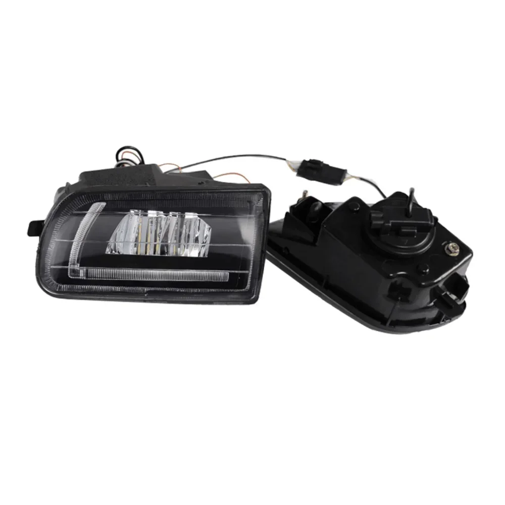 For Toyota Corolla AE100 AE101 1993-1997 Front Left & Right LED Fog Lights White DRL Daytime Running Light Driving Lamps