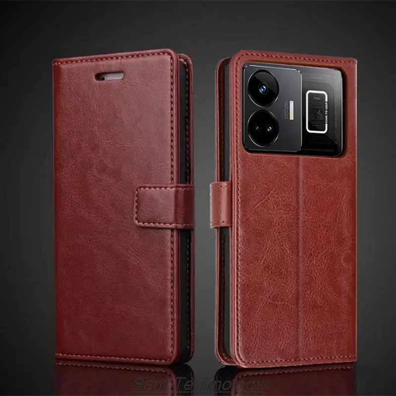 

Чехол-книжка для OPPO Realme GT3 / Realme GT3 240W из искусственной кожи