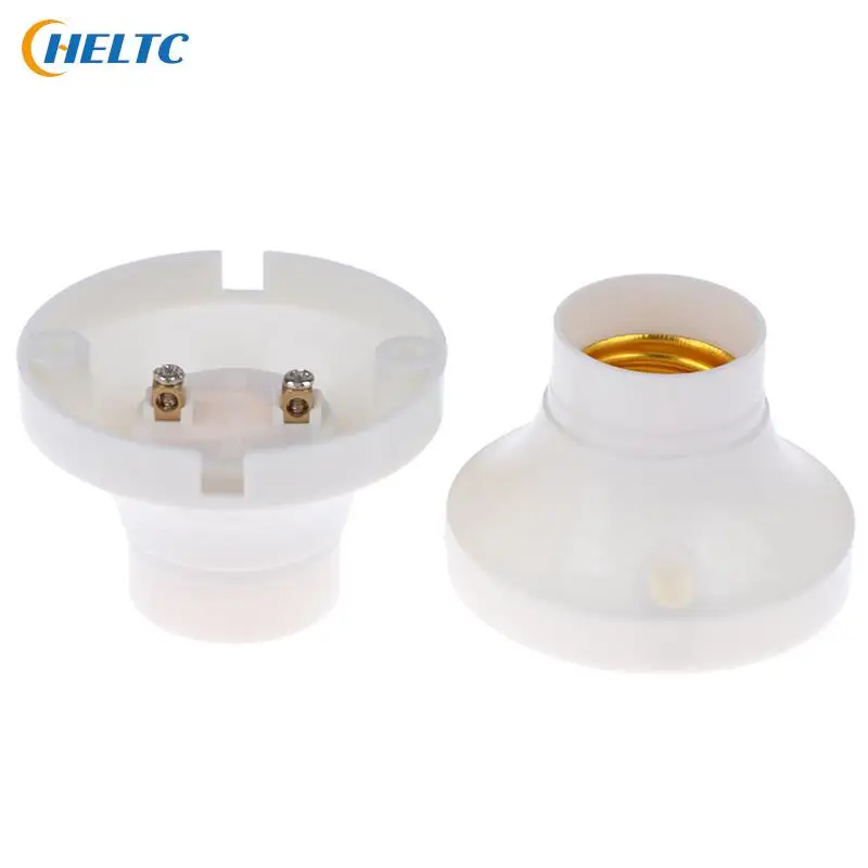 E14 E27 Socket E14 Lamp Holder E27 Bulb Base Adapter E14 Cartridge Mount LED Light Round Lamp Screw Cap Fitting E27 Socket