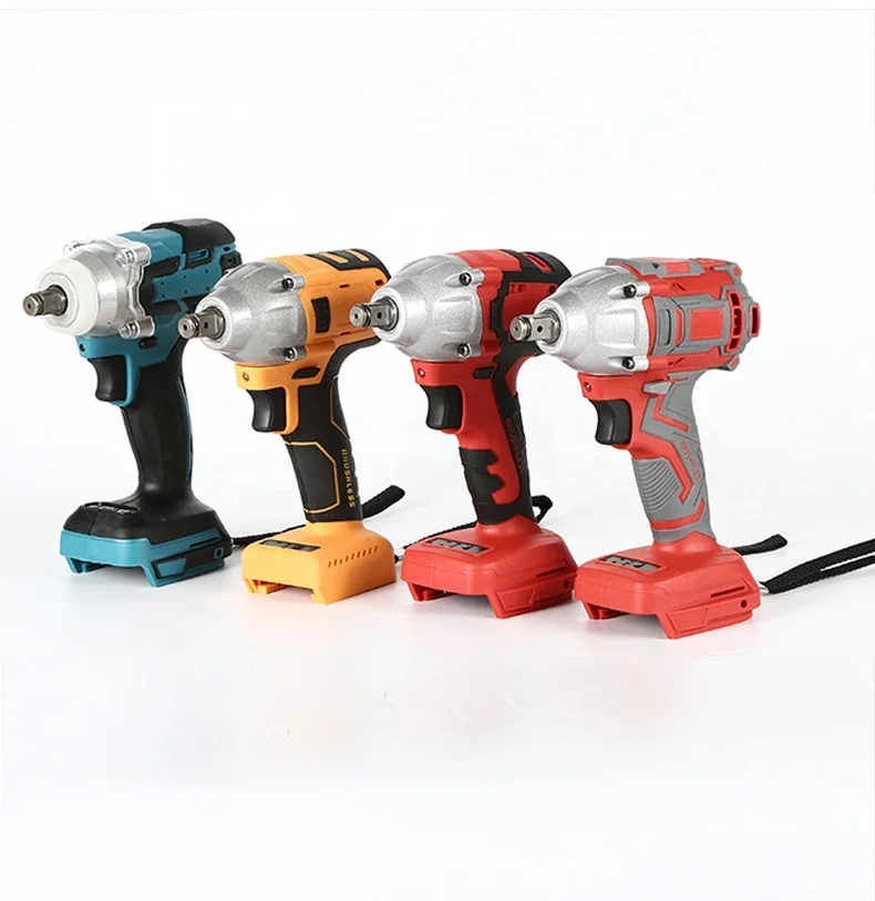 300W Lithium Battery Most Powerful Cordless Half Inch Drive Car Wheel Impact Drill Wrench