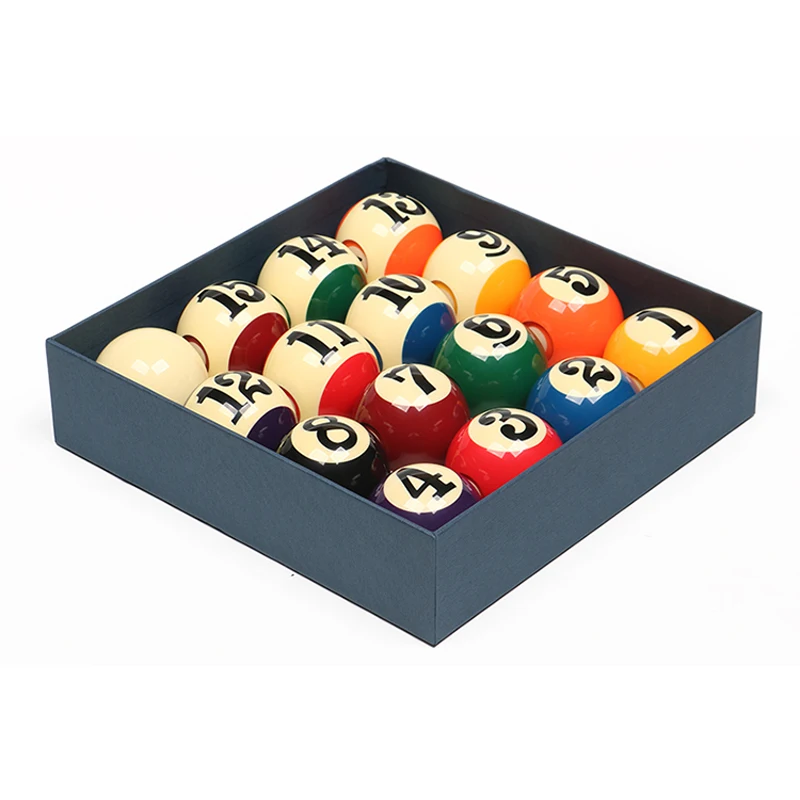 

New design big size 57.2mm billiard pool ball with the ball in the ball 16pcs/box for sale