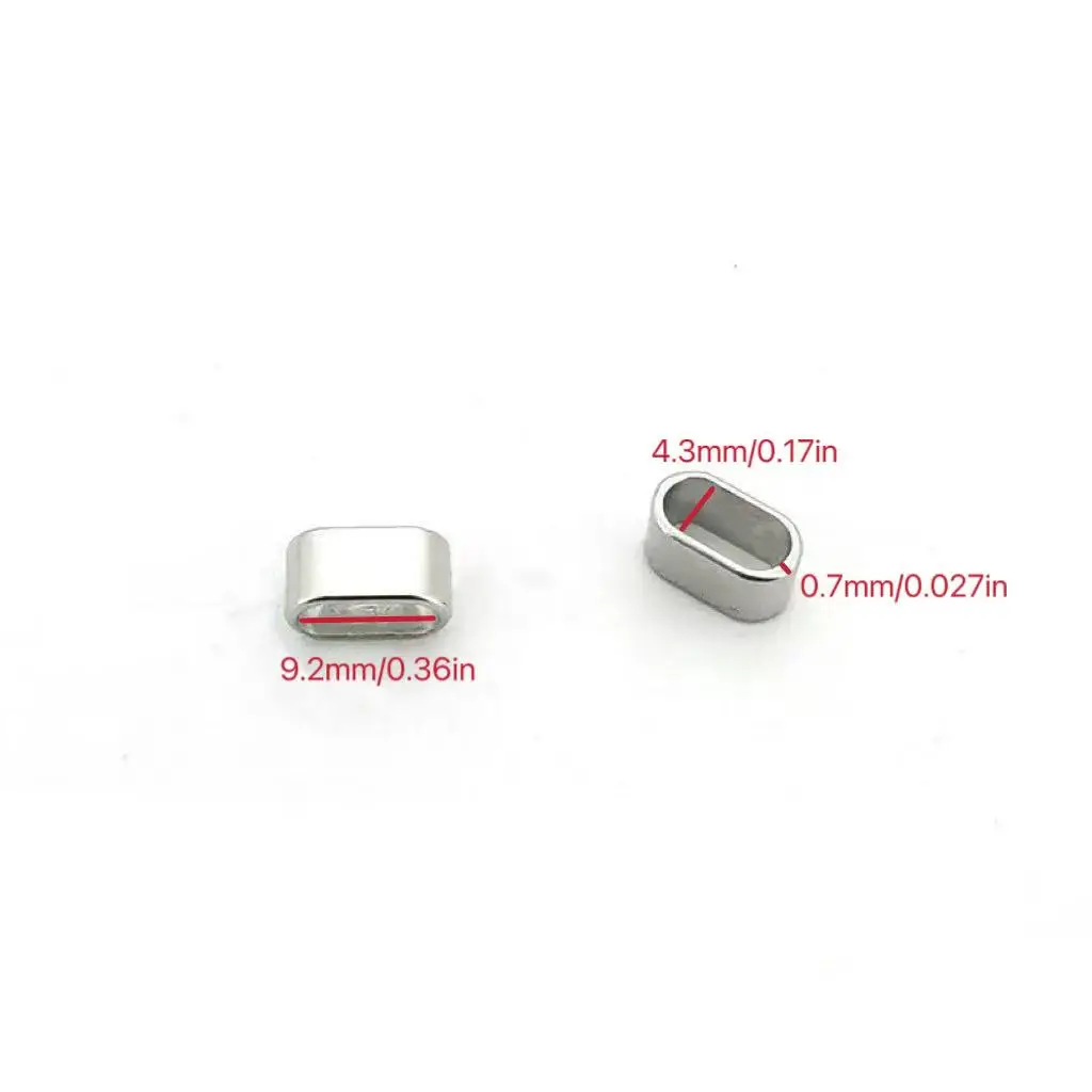 50 Pieces of Metal Adjustable Buckles, Mobile Phone Lanyards, Hoodie and Shoe Lanyard Clips, Drawstring Anti-Slip Buckles