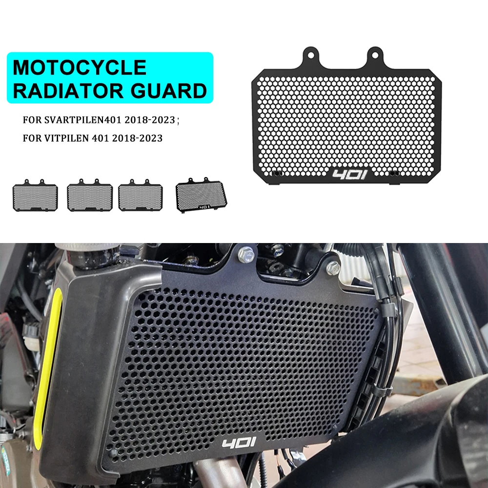 Motorcycle Radiator Grille Guard Cover For Husqvarna Svartpilen401 VITPILEN401 Svartpilen VITPILEN 401 2017 2018 2022 2023 Parts