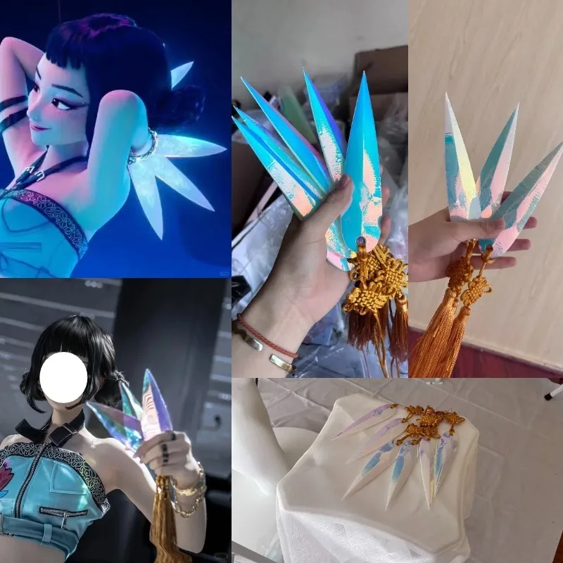 

Anime Kpop Demon Hunters Cosplay Zoey Prop Handmade Customization Role Play Props Accessories for Women Men Halloween Party