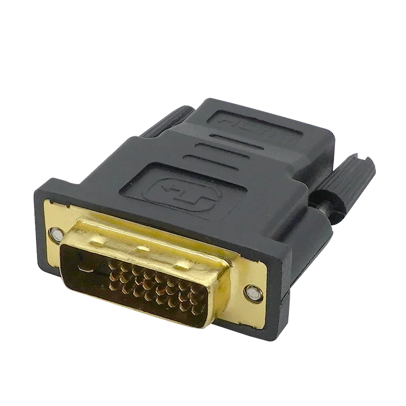 Adaptador DVI macho a hembra compatible con HDTV, conector DVI (24 + 1) a HDTV