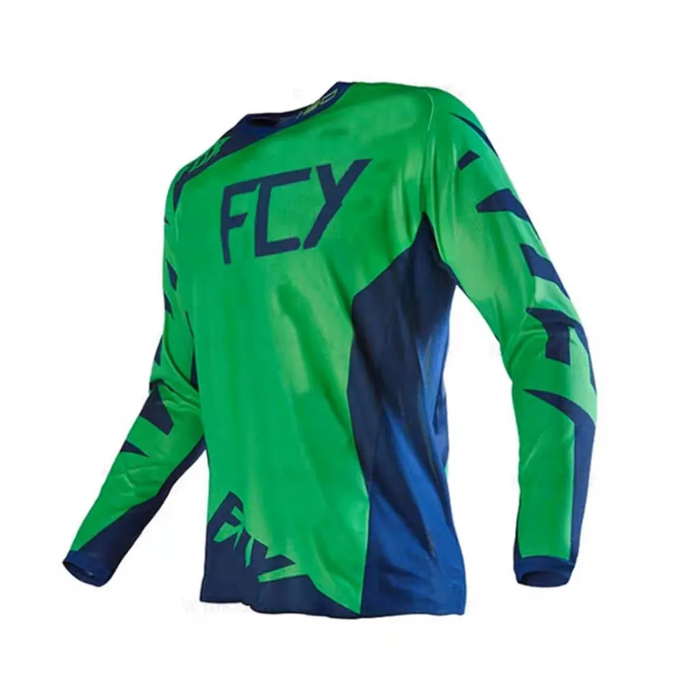 Cycling Jersey MTB Men's Bicycle Clothing Lightweight Breathable Downhill Jersey Shirt 2024 T-shirt Mountain Bike Long Sleeves